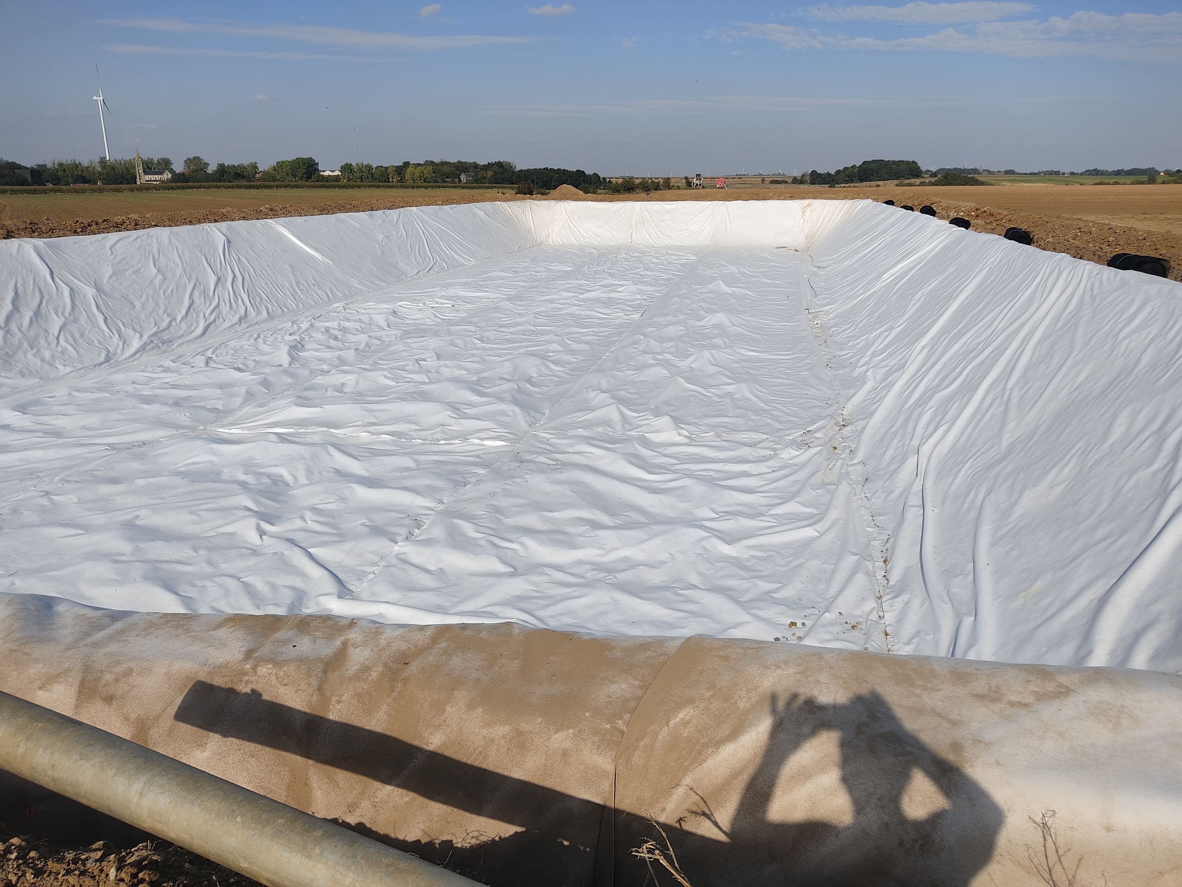 LAGUNE DE STOCKAGE DE DIGESTATS. DPT 80
